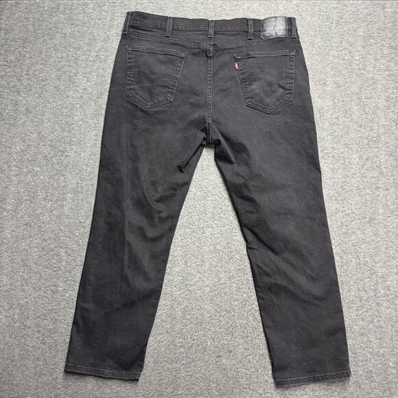Levi's 541 Jeans Mens 40x29* (tag 38x30) Black Athletic Taper Fit Stretch Flex - Picture 5 of 9